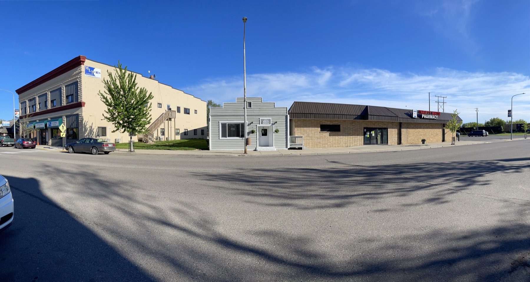 Joe's Place storefront on Lake Street in Warroad